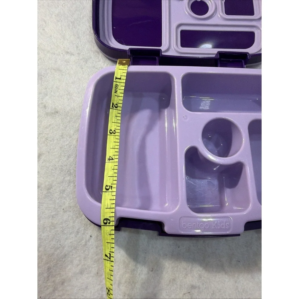 Bentgo Kids Lunch Box Purple Unicorn 5 Compartment Leak Proof Durable